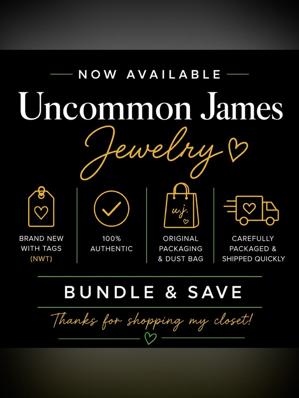 Now Available: Uncommon James Jewelry!